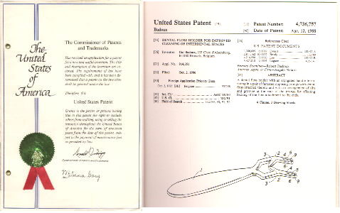 FlossGrip US patent